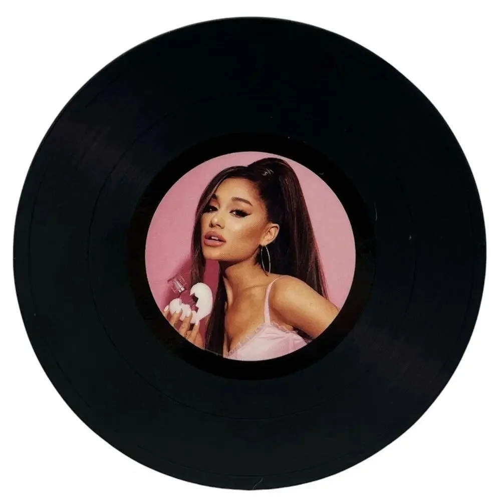 Ariana Grande Vinyl Record Coaster Set 6‑pc Limited Edition NEW No Box